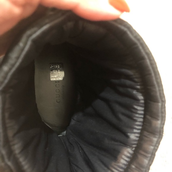 AUTHENTIC NYLON GUCCI GUCCISSIMA MIRO’SOFT NERO/NERO BOOTS - Picture 7 of 12